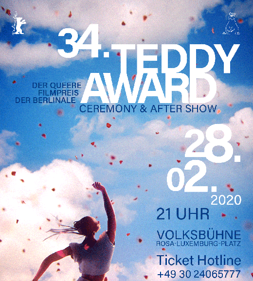 34. TEDDY AWARD , 28.02.2020 Volksbühne Berlin